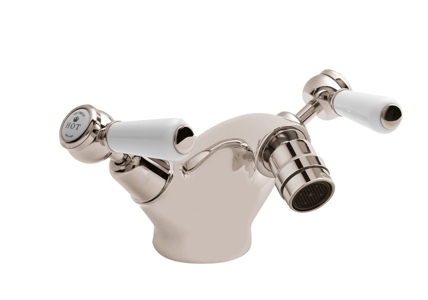 Victrion Deck Mounted Lever Mono Bidet Mixer Tap