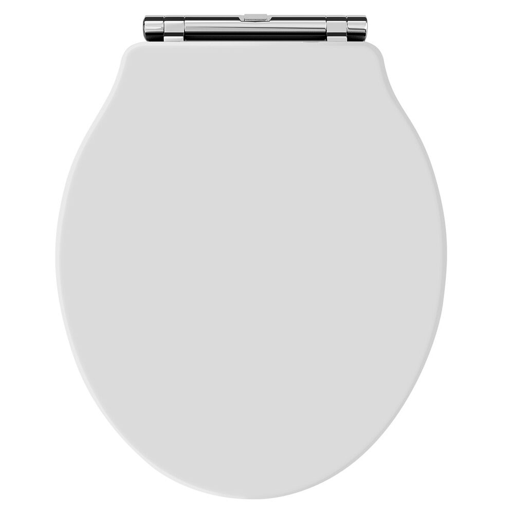 Hudson Reed Chancery Traditional Round Soft Close Toilet Seat With Quick Release Hinge