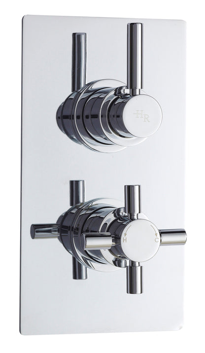 Tec Pura Twin Thermostatic Shower Valve