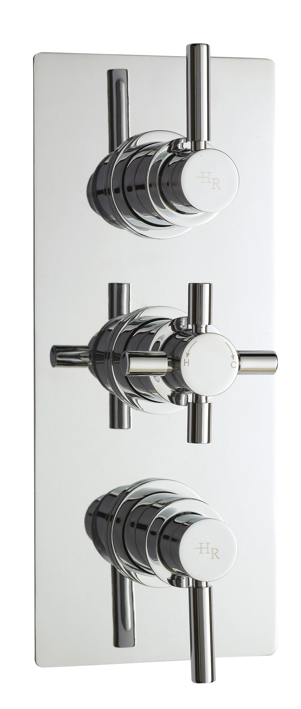 Tec Pura Triple Thermostatic Shower Valve With Diverter