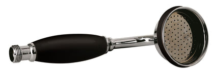 Hudson Reed Traditional Chrome Black Large Handset