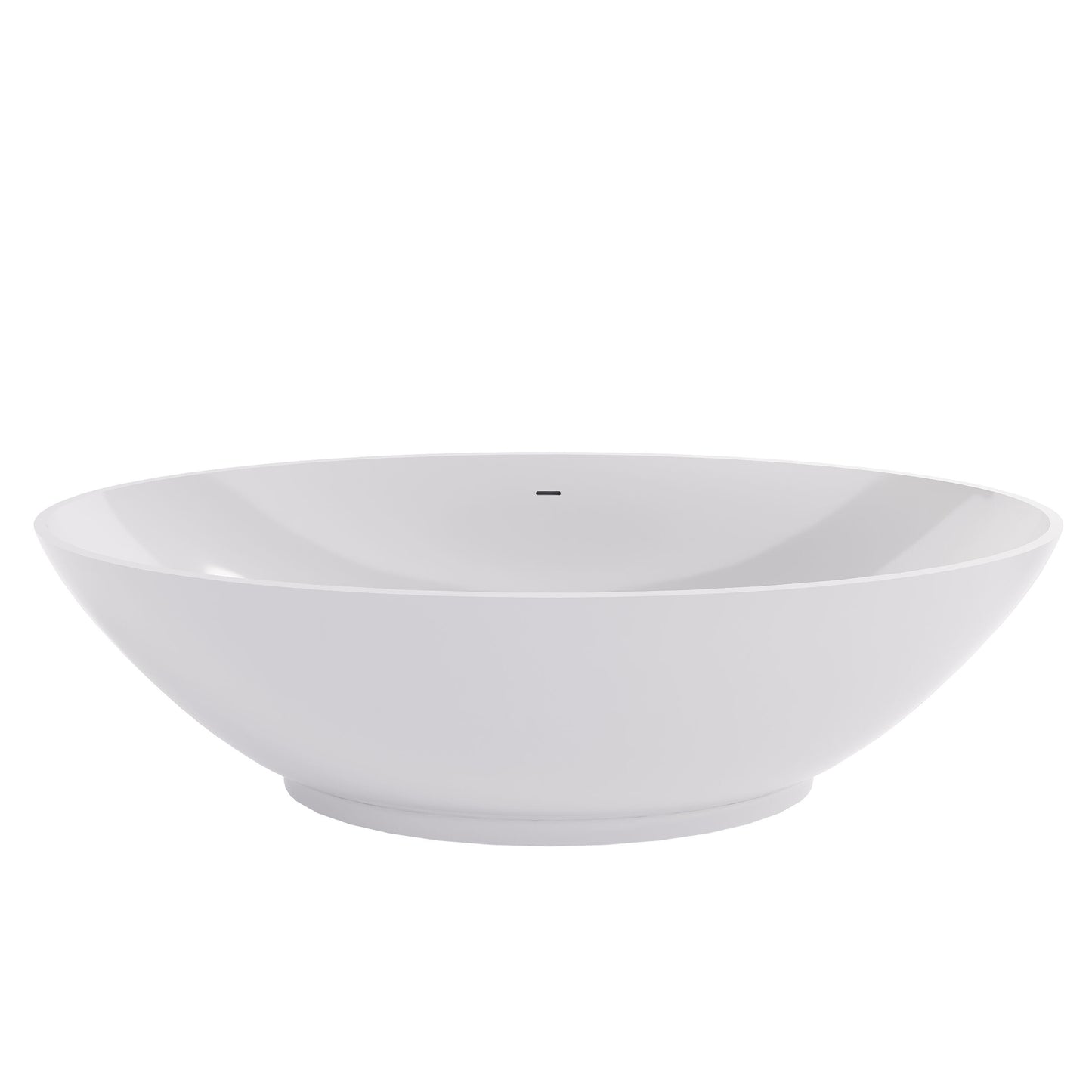 BC Designs Tasse 1770mm Matt White Freestanding Bath