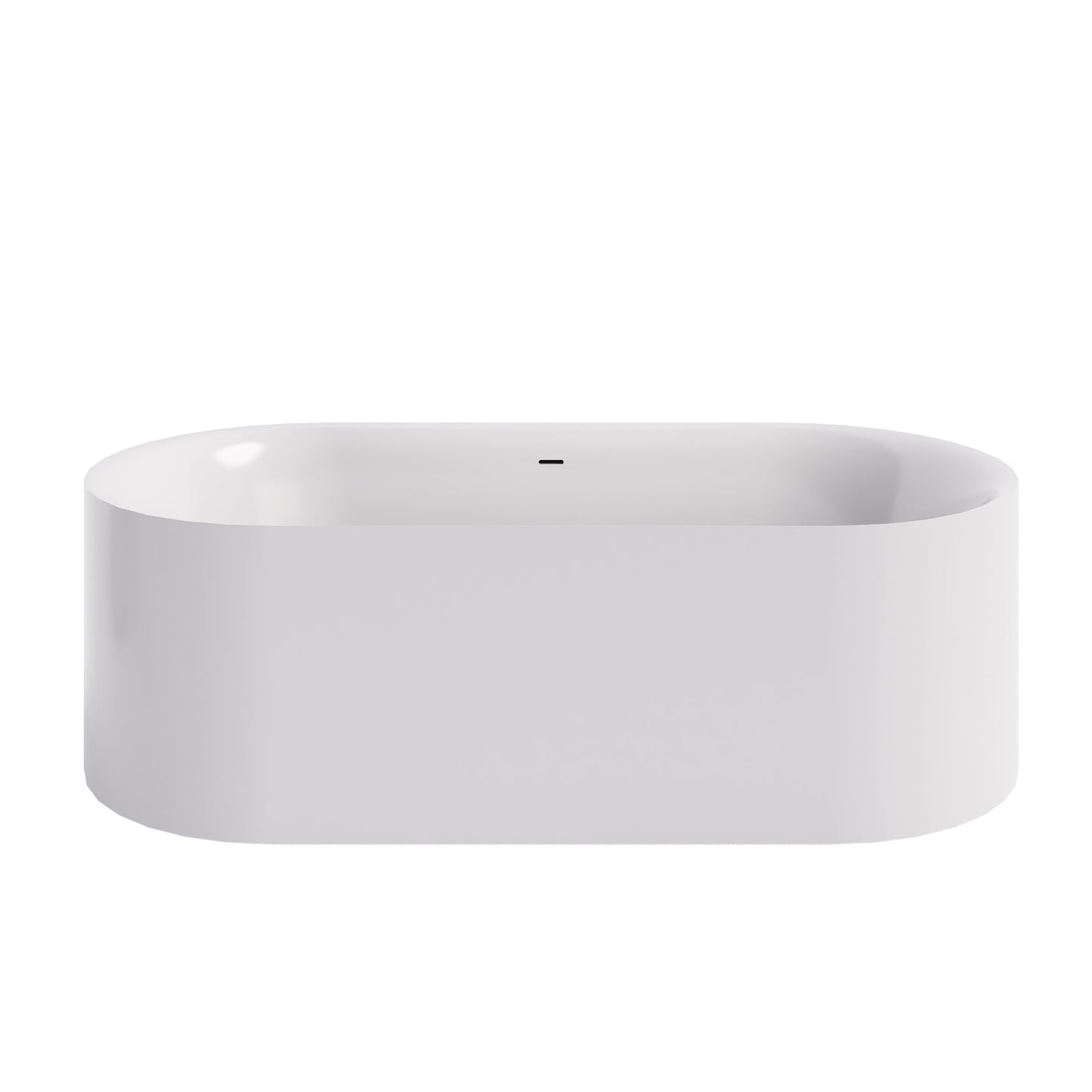 BC Designs Portman 1620mm Matt White Freestanding Bath