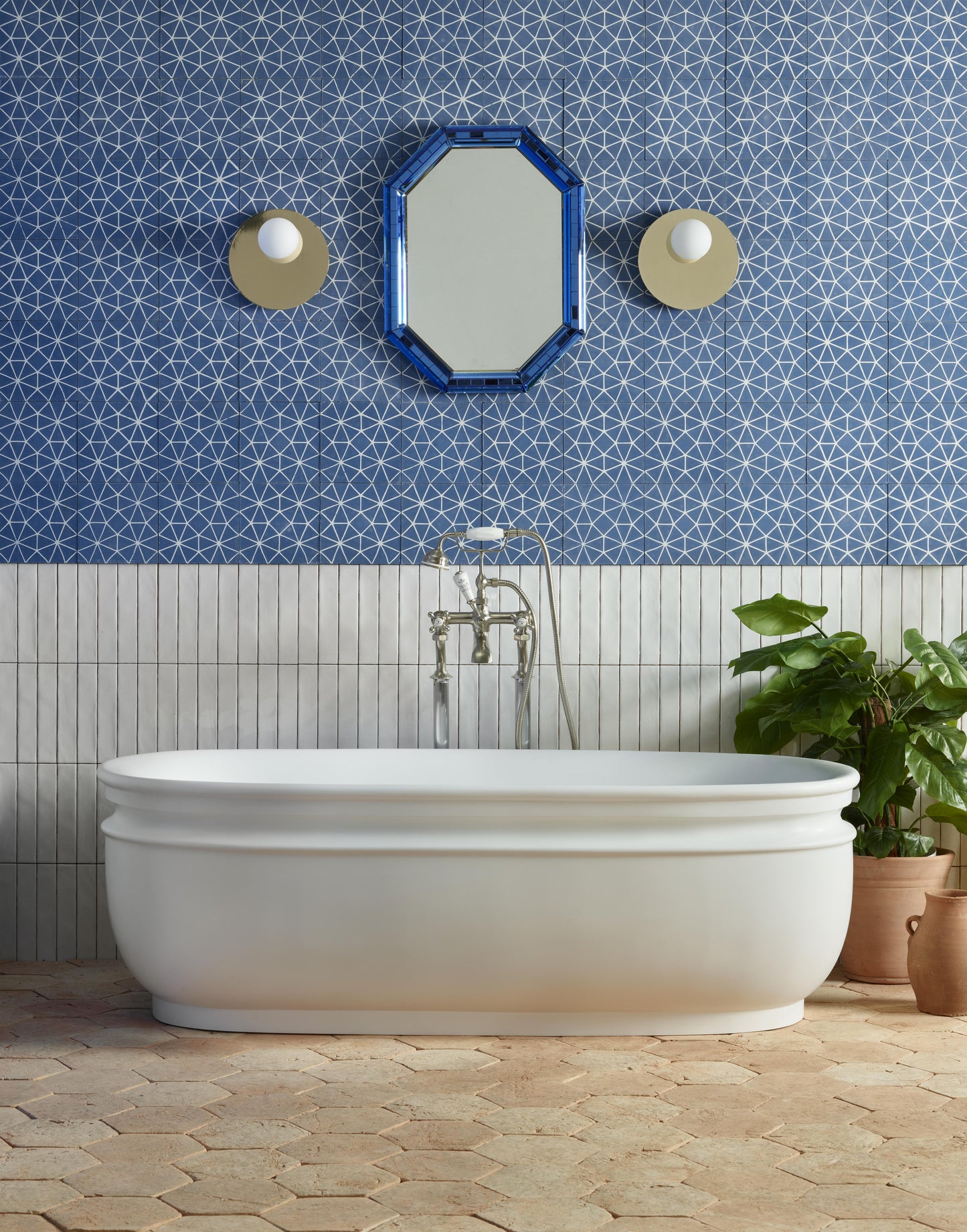 BC Designs Aston 1720mm Polished White Freestanding Bath