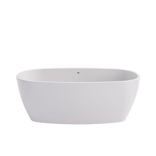 BC Designs Vive 1610mm Matt White Freestanding Bath