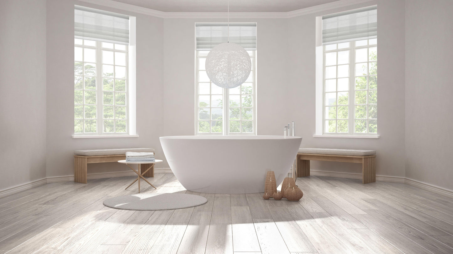 BC Designs Esseta 1510mm Polished White Freestanding Bath