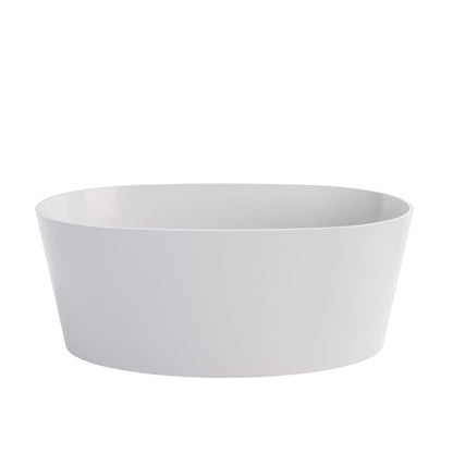 BC Designs Sorpressa 1510mm Matt White Freestanding Bath