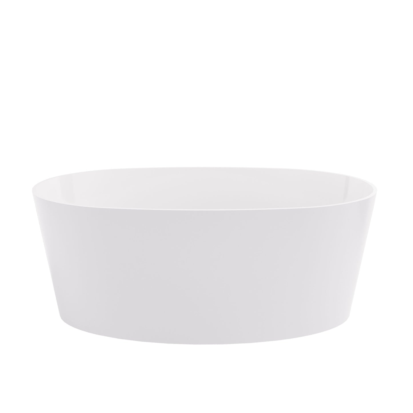 BC Designs Sorpressa 1510mm Polished White Freestanding Bath