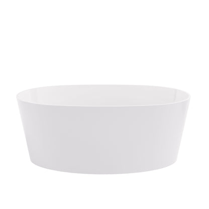 BC Designs Sorpressa 1510mm Polished White Freestanding Bath