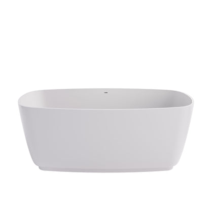 BC Designs Divita 1495mm Polished White Freestanding Bath