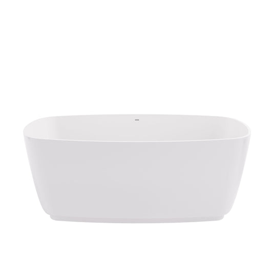 BC Designs Divita 1495mm Matt White Freestanding Bath