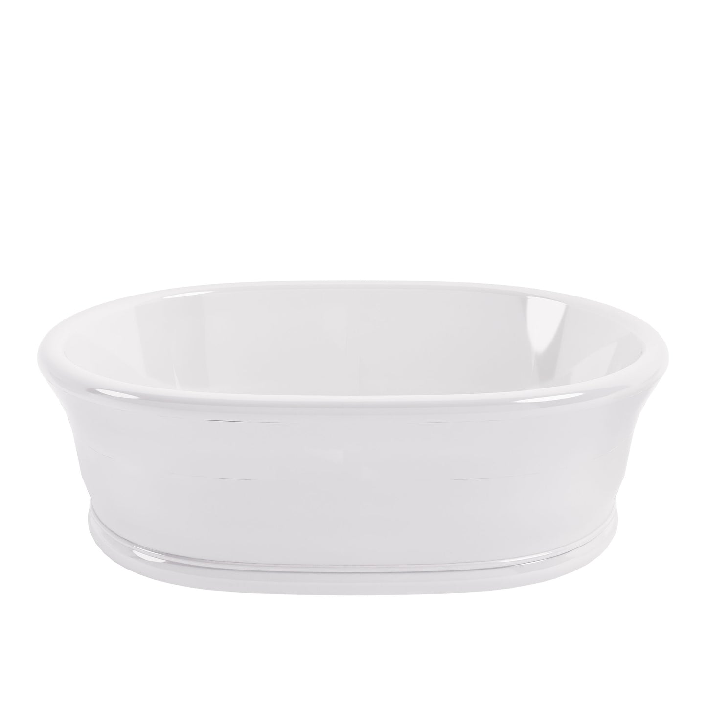 Bampton Soft Square Countertop Basin 535mm x 390mm - No Waste