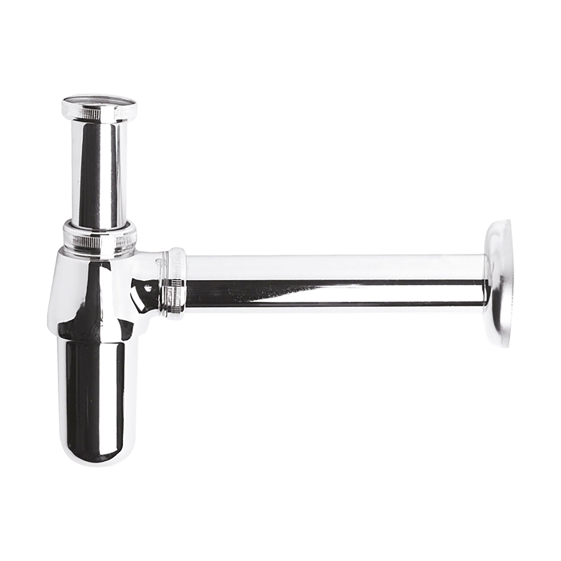 [BABT370] Round Chrome Bottle Trap for Basin Waste Systems - Cutout