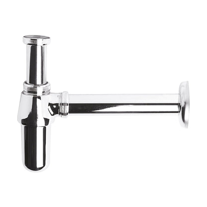 [BABT370] Round Chrome Bottle Trap for Basin Waste Systems - Cutout