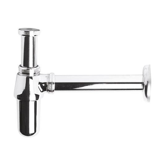 [BABT370] Round Chrome Bottle Trap for Basin Waste Systems - Cutout
