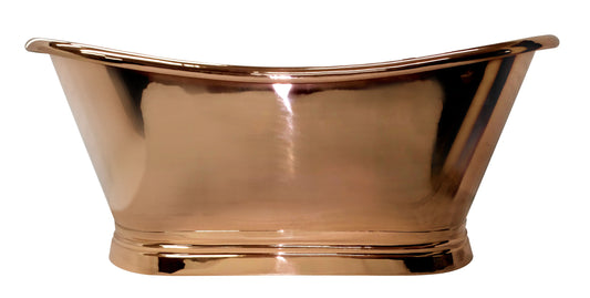 BC Designs Inner 1700mm Copper Boat Freestanding Bath