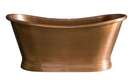 BC Designs Antique 1500mm Copper Boat Freestanding Bath
