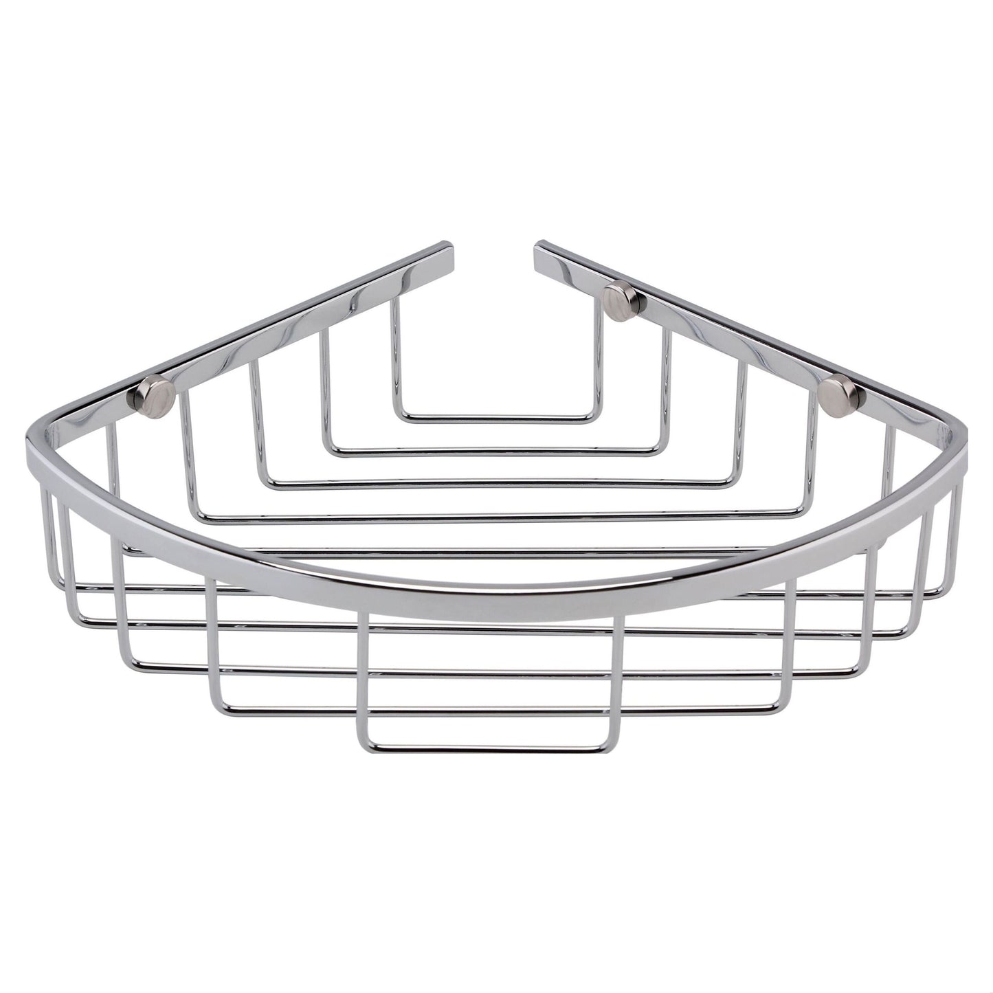[BACB306] Traditional Deep Corner Basket - Chrome - Cutout