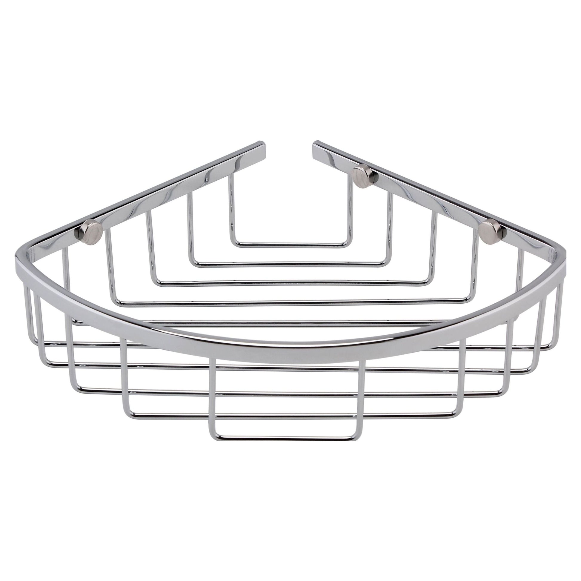 [BACB306] Traditional Deep Corner Basket - Chrome - Cutout