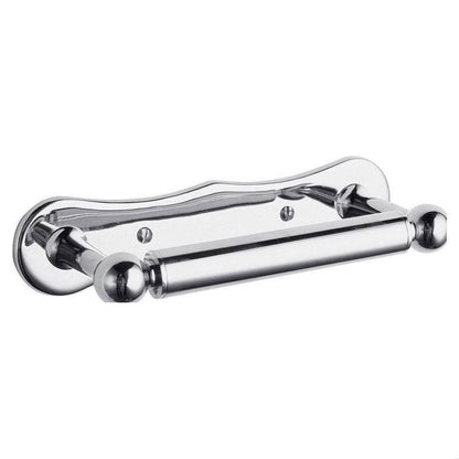 [BAHA301] Traditional Wall Mounted Toilet Roll Holder - Chrome - Cutout