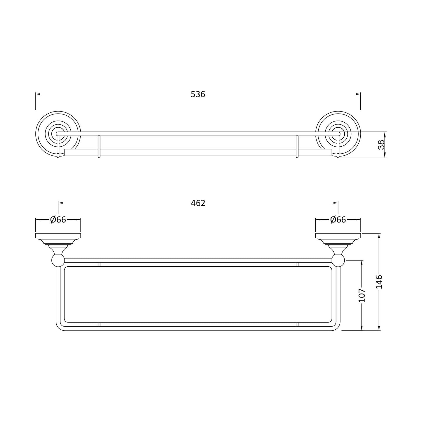 [BAHA305] Gallery Shelf - Technical Drawing