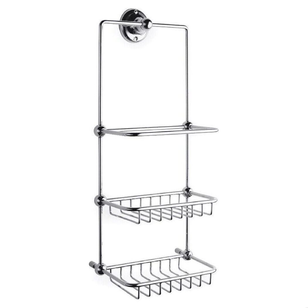 [BAHA316] Traditional Shower Tidy - Chrome - Cutout