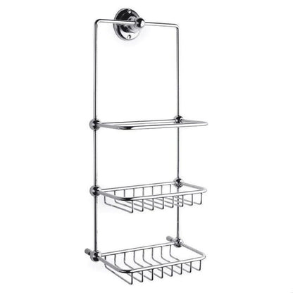 [BAHA316] Traditional Shower Tidy - Chrome - Cutout