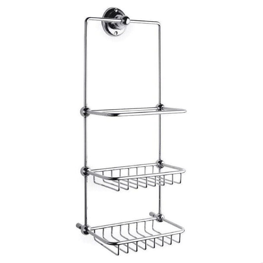 [BAHA316] Traditional Shower Tidy - Chrome - Cutout