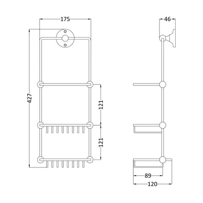 [BAHA316] Shower Tidy - Technical Drawing