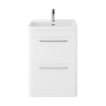 [BAL101C] Croxden Floor Standing Vanity Unit and Basin - Choice of Finish - Cutout