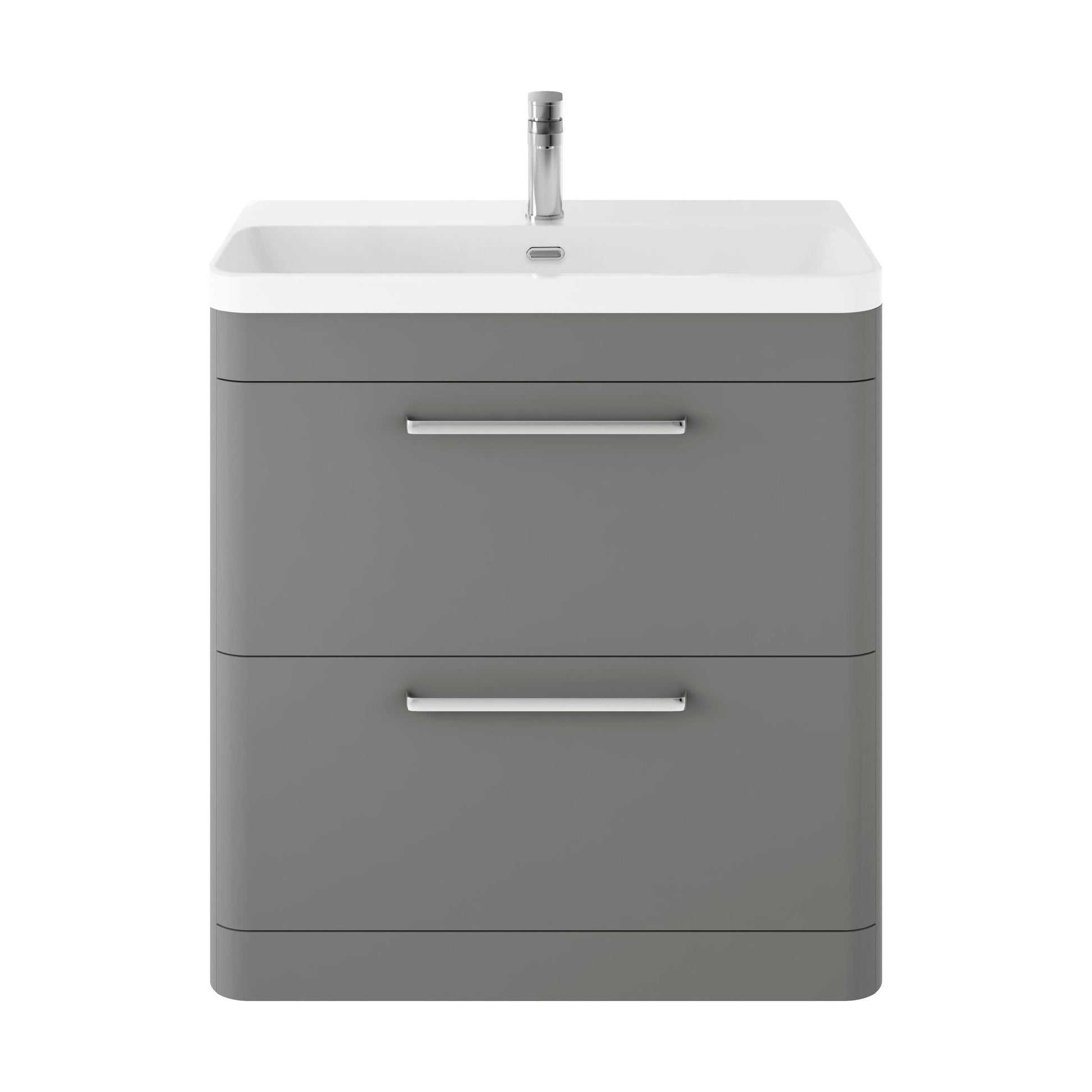 [BAL203C] Croxden Floor Standing Vanity Unit and Basin - Choice of Finish - Cutout
