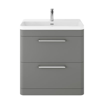 [BAL203C] Croxden Floor Standing Vanity Unit and Basin - Choice of Finish - Cutout