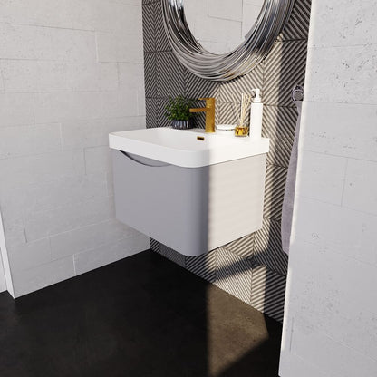[BAL205B] Dunwood Contemporary 1 Drawer Vanity Basin Unit, Choice of Size and Colour - Lifestyle 3