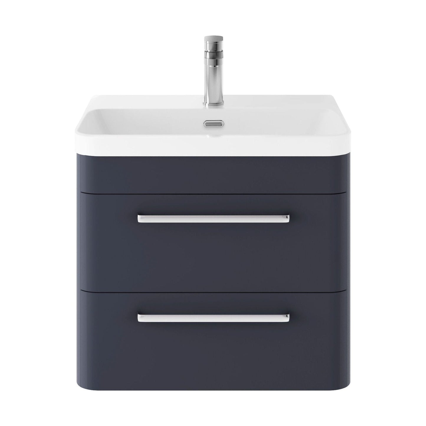 [BAL302C] Croxden Modern Wall Hung Vanity Basin Unit with Soft Close Drawers - 600mm or 800mm - Cutout