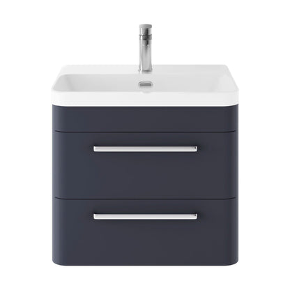 [BAL302C] Croxden Modern Wall Hung Vanity Basin Unit with Soft Close Drawers - 600mm or 800mm - Cutout