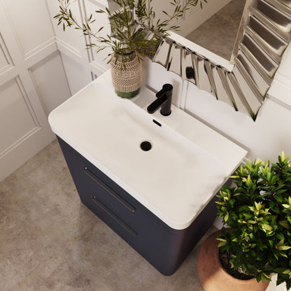 [BAL303C] Croxden Floor Standing Vanity Unit and Basin - Choice of Finish - Lifestyle 2