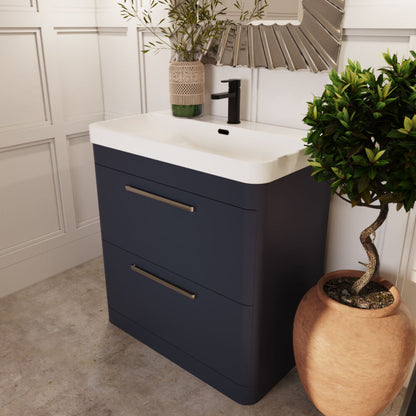 [BAL303C] Croxden Floor Standing Vanity Unit and Basin - Choice of Finish - Lifestyle 3