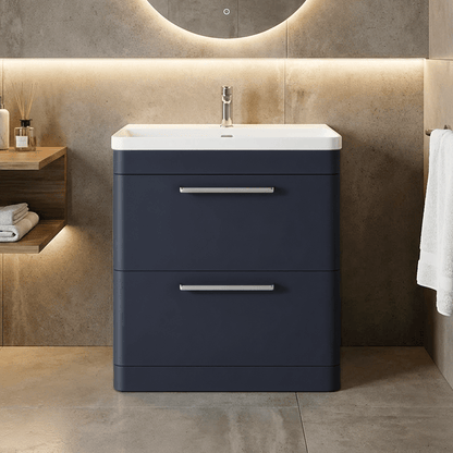 [BAL303C] Croxden Floor Standing Vanity Unit and Basin - Choice of Finish - Silo