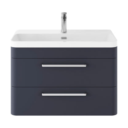 [BAL304C] Croxden Modern Wall Hung Vanity Basin Unit with Soft Close Drawers - 600mm or 800mm - Cutout