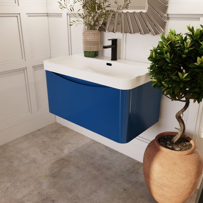 [BAL306B] Dunwood Contemporary 1 Drawer Vanity Basin Unit, Choice of Size and Colour - Lifestyle 3