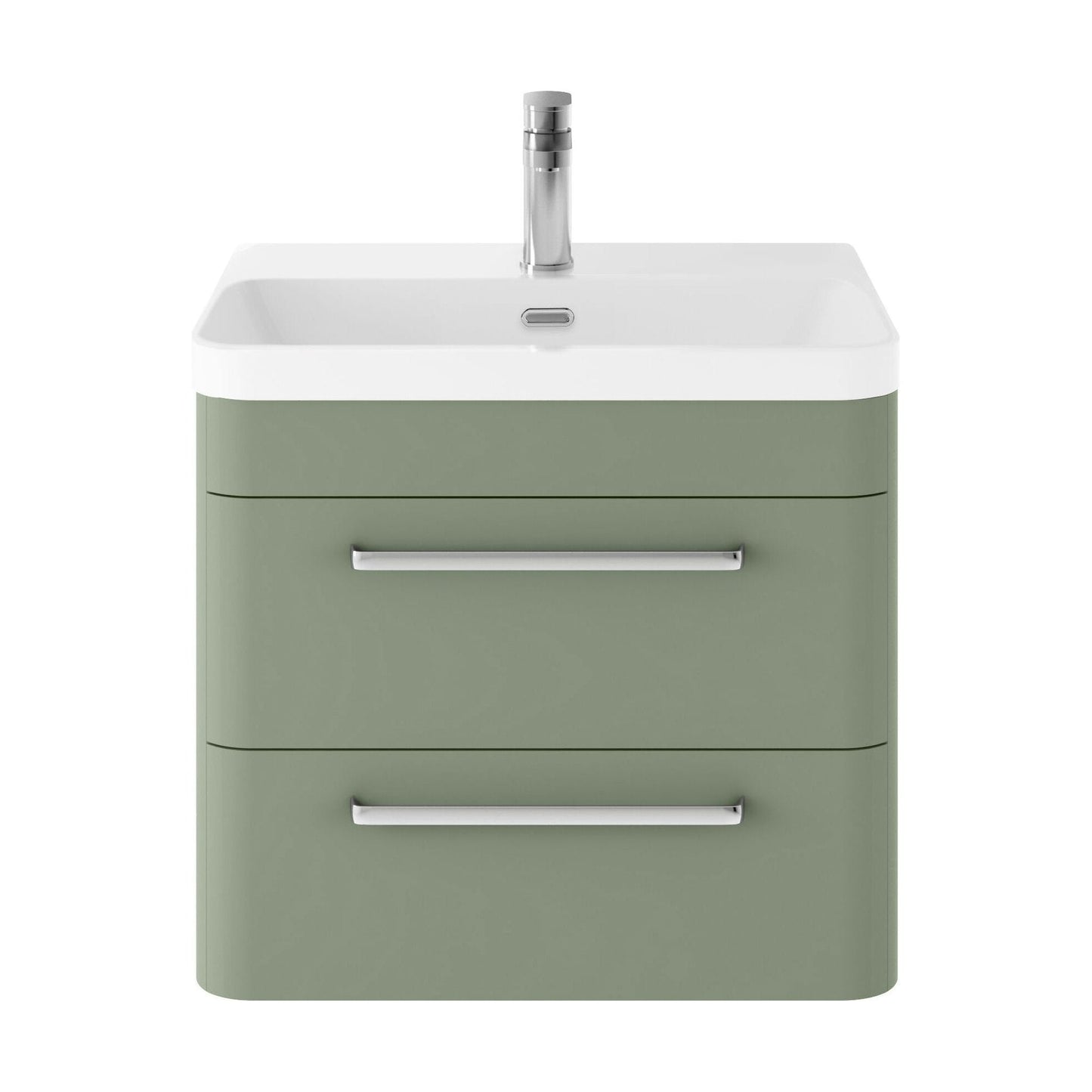 [BAL802D] Croxden Modern Wall Hung Vanity Basin Unit with Soft Close Drawers - 600mm or 800mm - Cutout