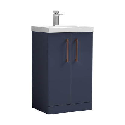 [BALARN2901AH019] Bramshall Floor Standing 2-Door Vanity & Mid-Edge Basin – Choice of Colour and Handle Finish - Cutout