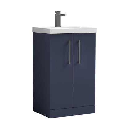 [BALARN2901AH716] Bramshall Floor Standing 2-Door Vanity & Mid-Edge Basin – Choice of Colour and Handle Finish - Cutout