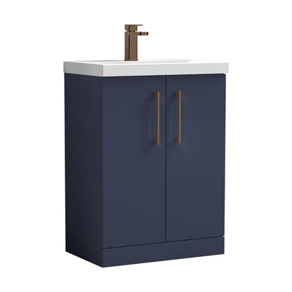 [BALARN2903AH1516] Bramshall Floor Standing 2-Door Vanity & Mid-Edge Basin – Choice of Colour and Handle Finish - Cutout
