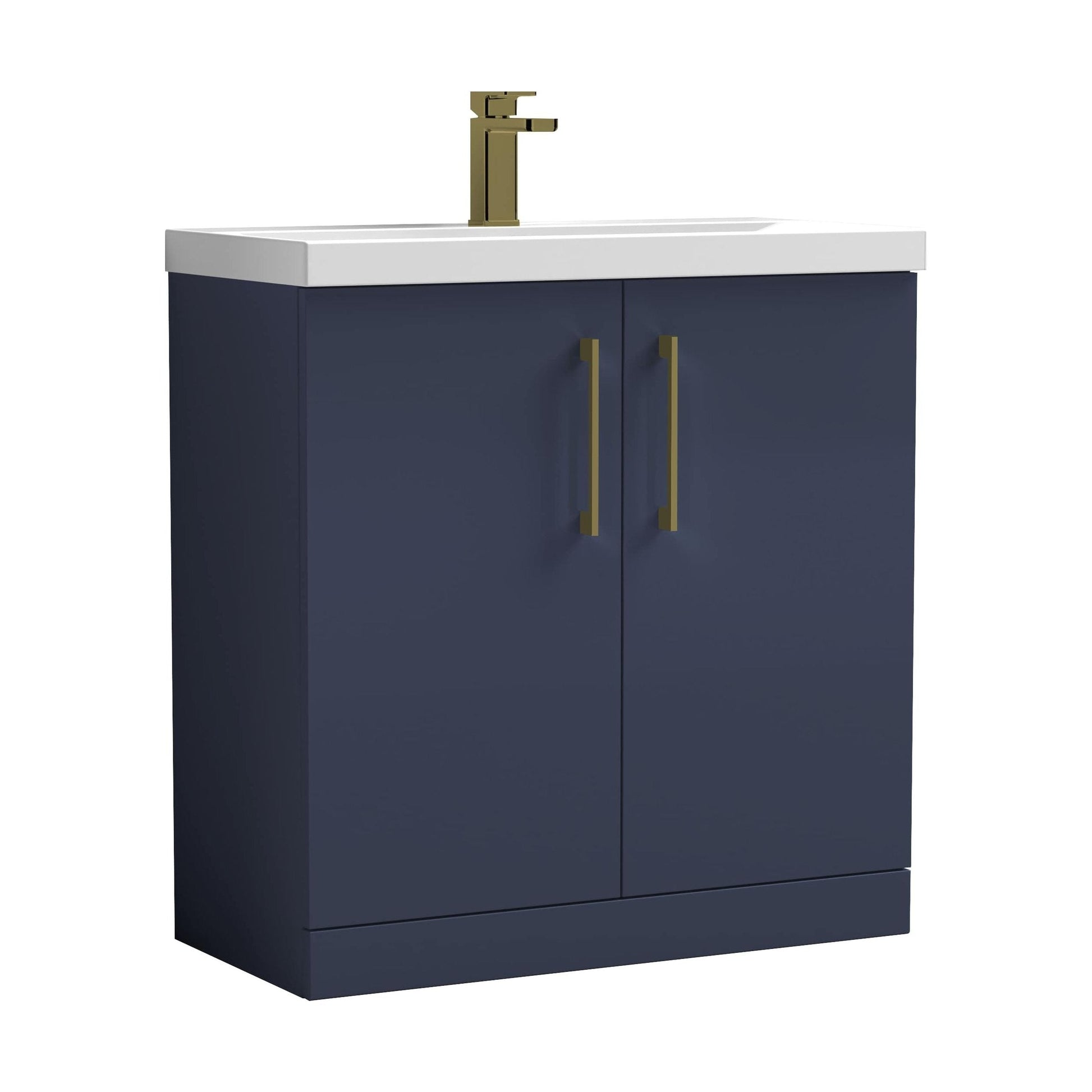 [BALARN2905AH017] Bramshall Floor Standing 2-Door Vanity & Mid-Edge Basin – Choice of Colour and Handle Finish - Cutout