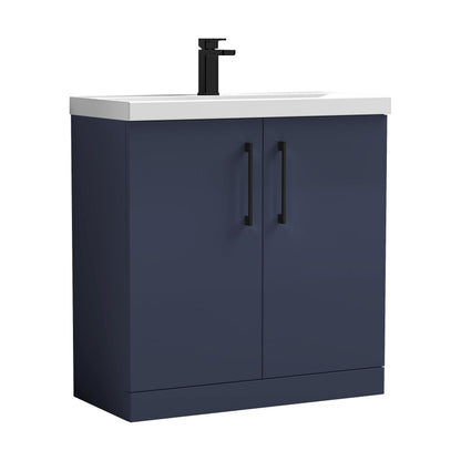 [BALARN2905AH018] Bramshall Floor Standing 2-Door Vanity & Mid-Edge Basin – Choice of Colour and Handle Finish - Cutout