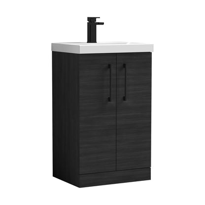 [BALARN601AH018] Bramshall Floor Standing 2-Door Vanity & Mid-Edge Basin – Choice of Colour and Handle Finish - Cutout