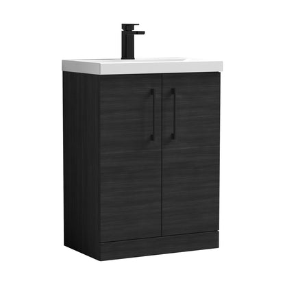 [BALARN603AH018] Bramshall Floor Standing 2-Door Vanity & Mid-Edge Basin – Choice of Colour and Handle Finish - Cutout
