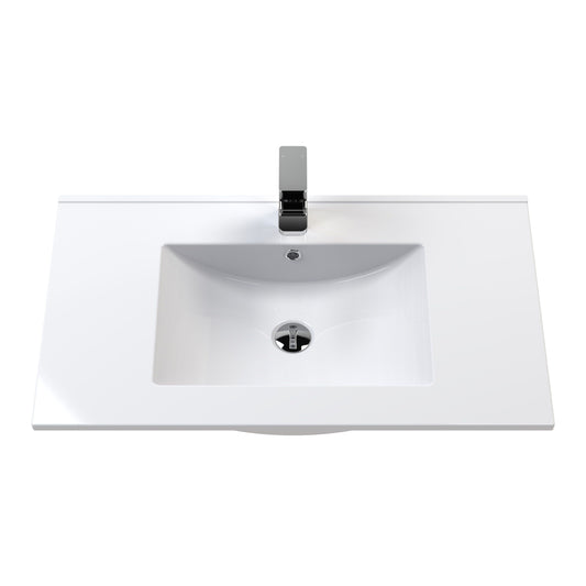 [BALST9080E] Minimalist 1 Tap Hole Basin Top - 800 x 460mm - Cutout