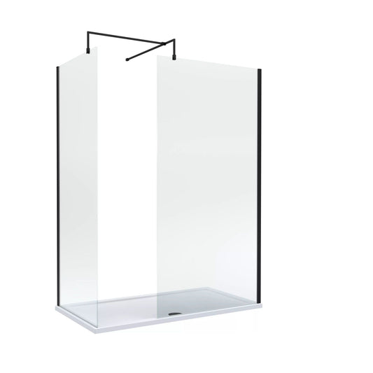 [BALW185005MB] Balterley 1500x700 Wetroom Screen, Tray & Waste - Cutout